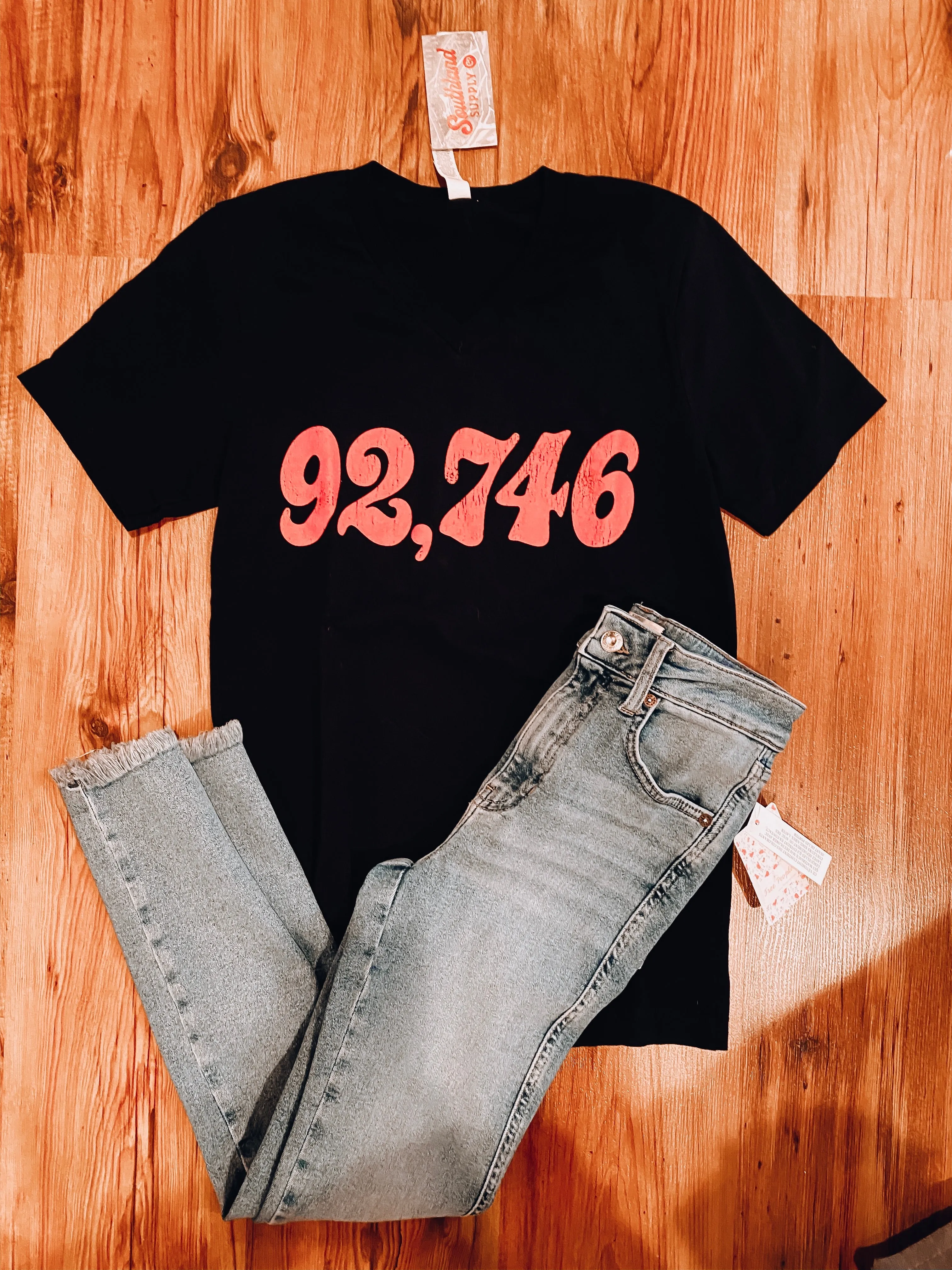 92,746 Black Tee - BOGO