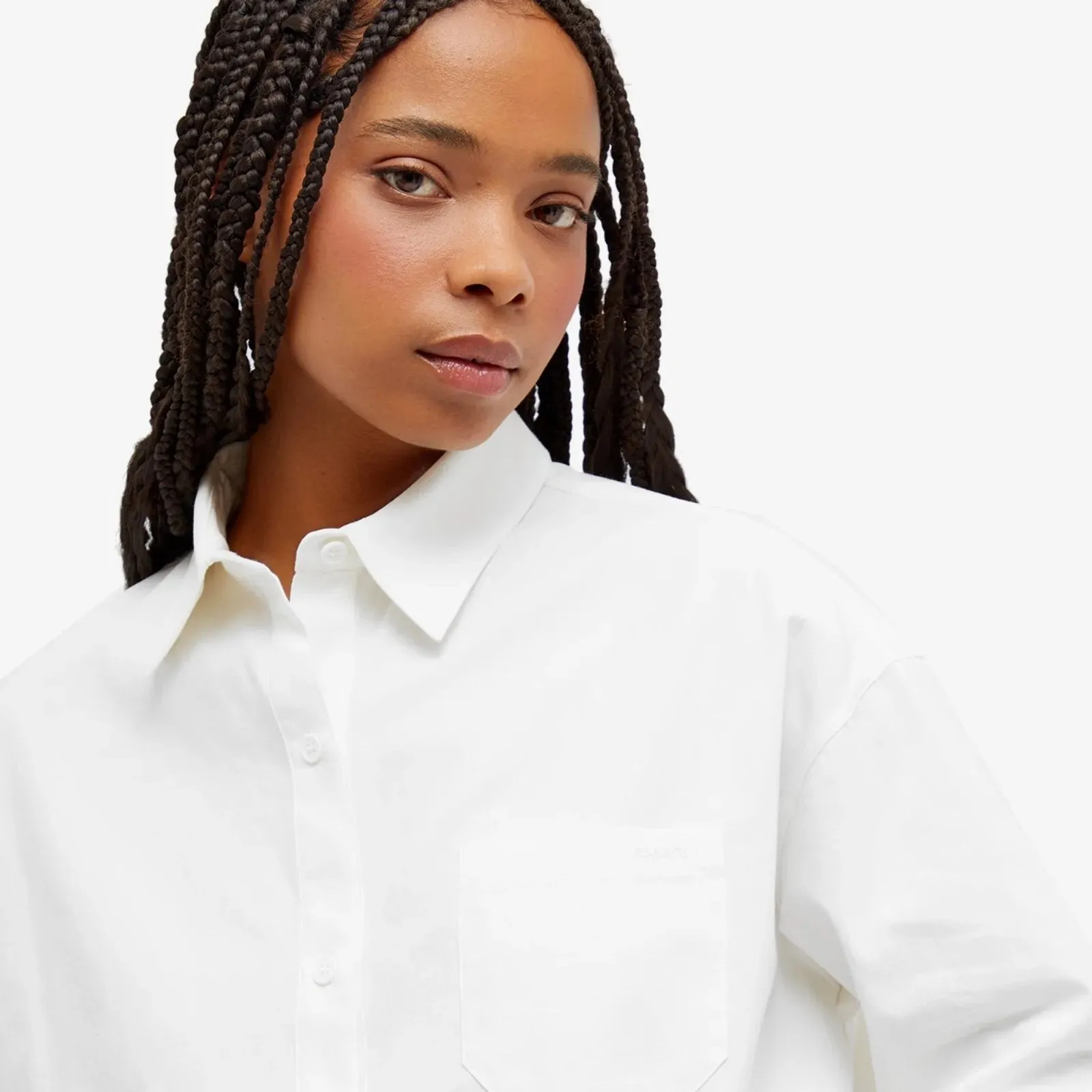 Adanola Oversized Cotton Shirt, white