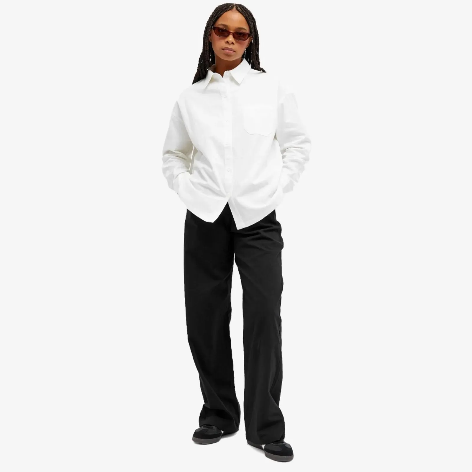 Adanola Oversized Cotton Shirt, white