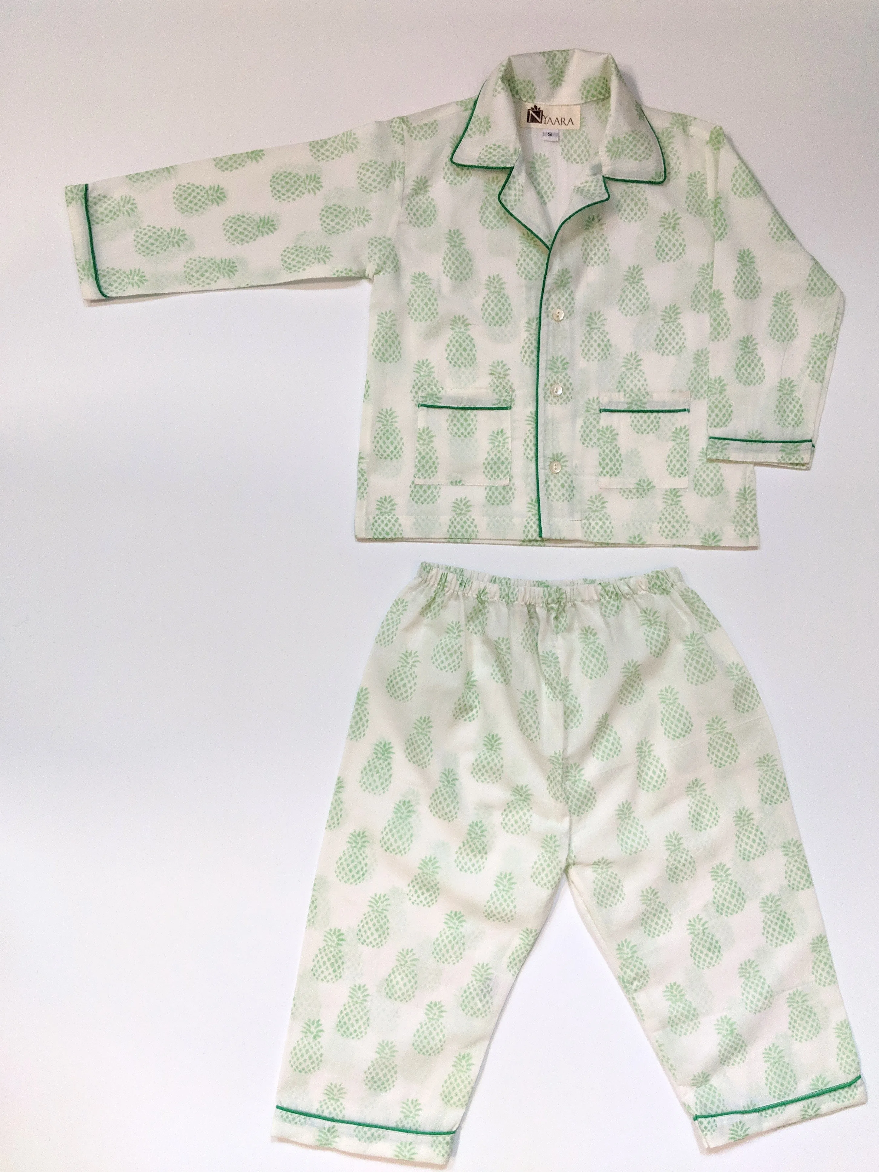 Baby PJ: Green Pineapple