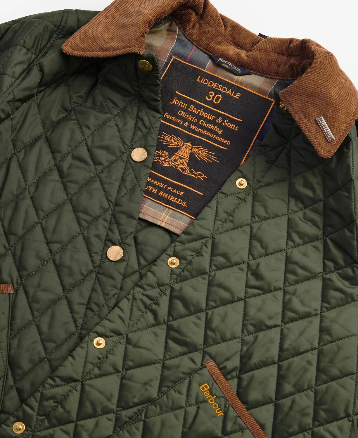 Barbour 30th Anniversary Cropped Liddesdale Quilted Jacket