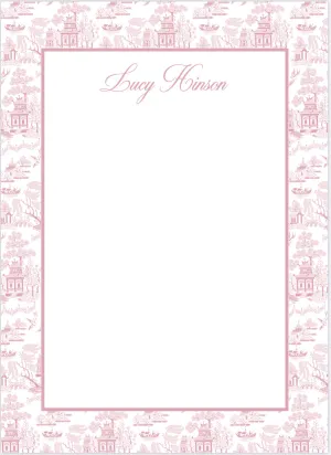 Blush Toile Notepad