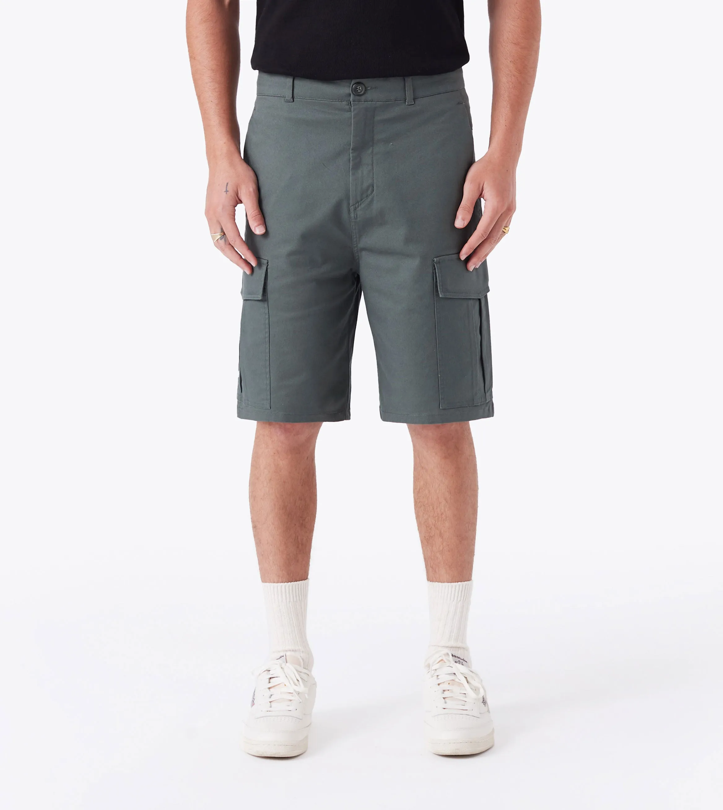 Box    Cargo Short Olive