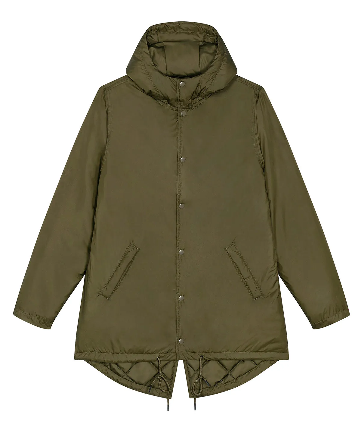 British Khaki - Unisex padded parka jacket (STJU841)