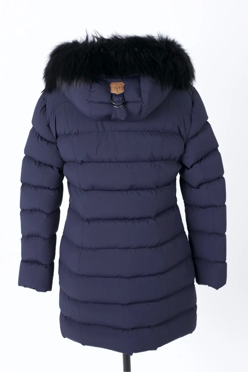 Calla Stretch Down Parka w/ Fur Hood