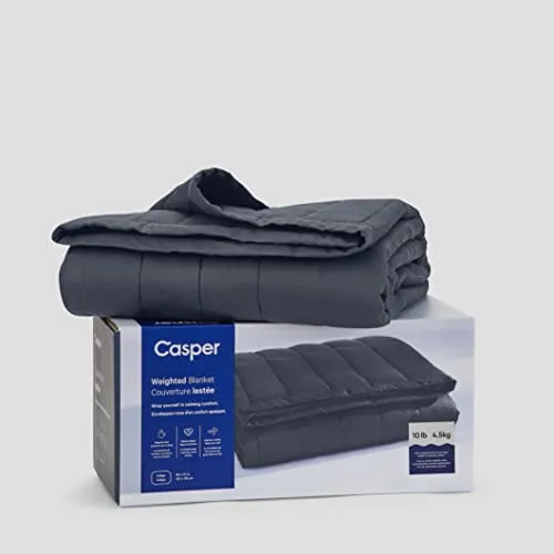 Casper Sleep Weighted Blanket, 10 lbs, Indigo