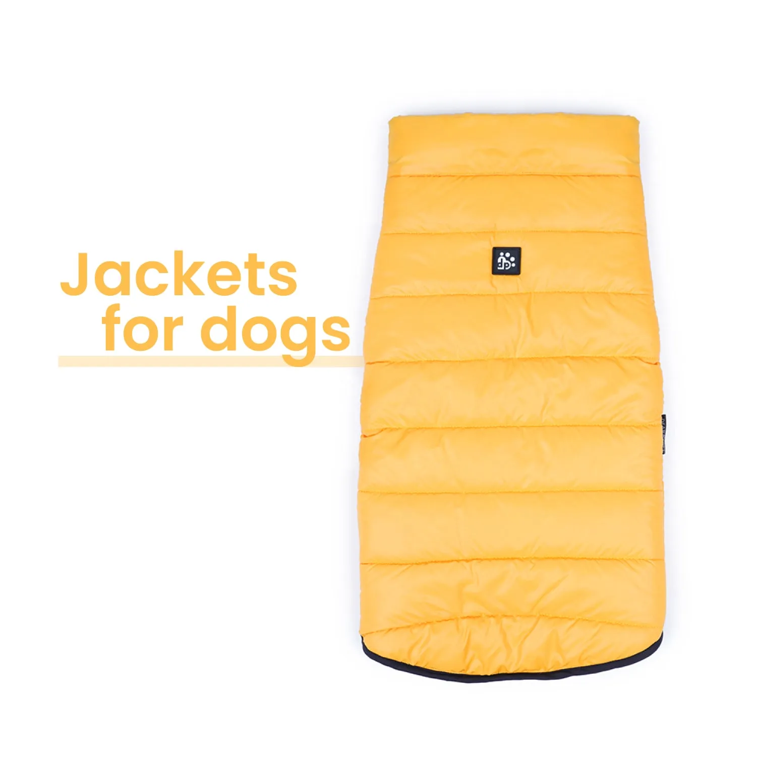 Dear Pet Quilted Jacket for Dogs in Yellow