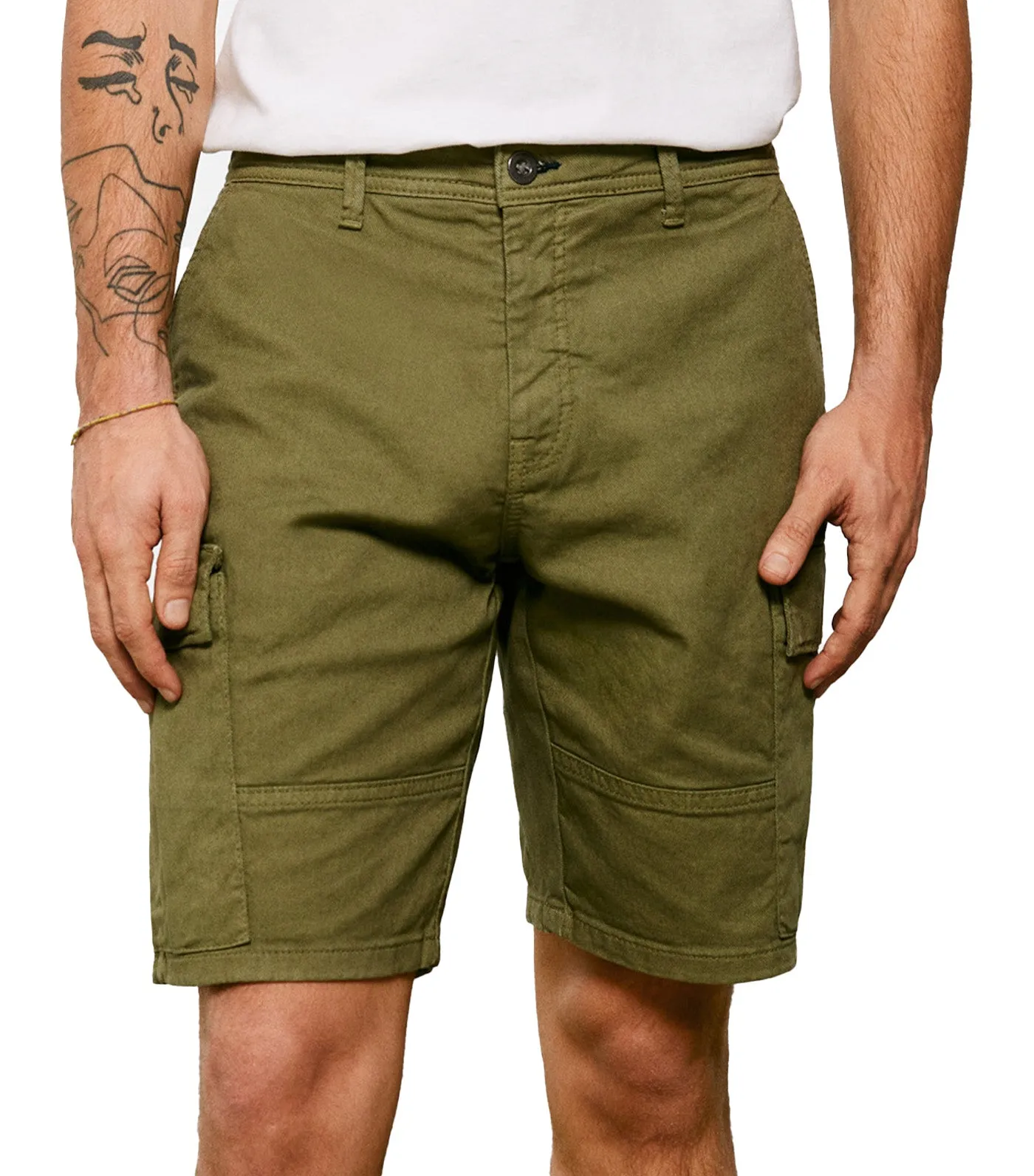 Essential Cargo Shorts Dark Khaki