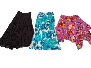 European Y2K Branded Floral Mini/Midi Skirts Mixed - 18 Pcs