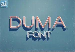 Free Duma font