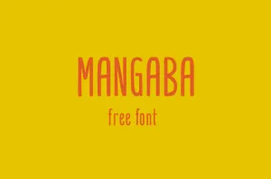 Free Mangaba Handrawn Display Font