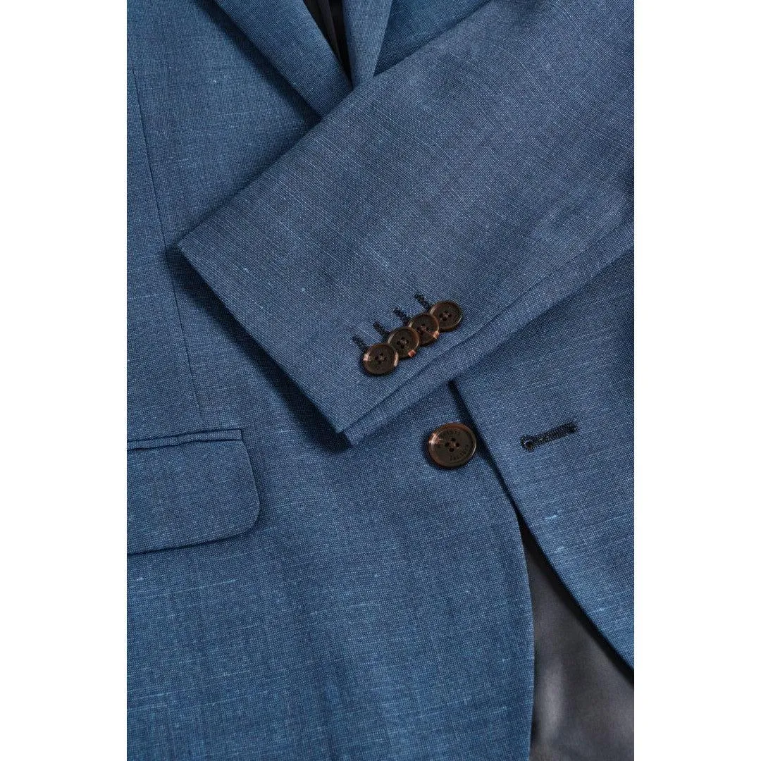 GEORGE LAS MELANGE WOOL LINEN BLEND