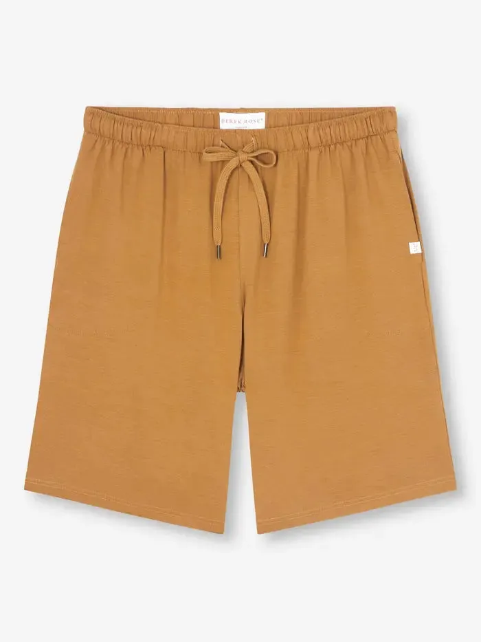 Gold Basel Micro Modal Stretch Men's Lounge Shorts