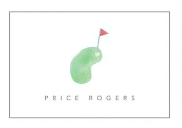 Golf Green Calling Cards