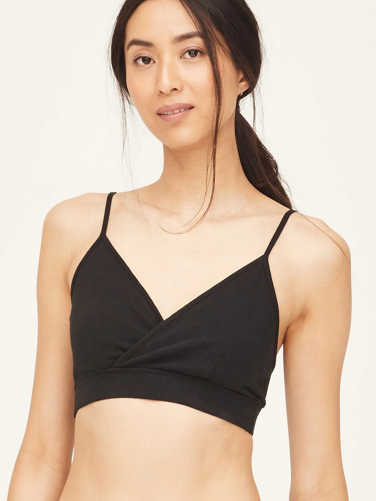 Gots Organic Cotton Jersey Triangle Bralette