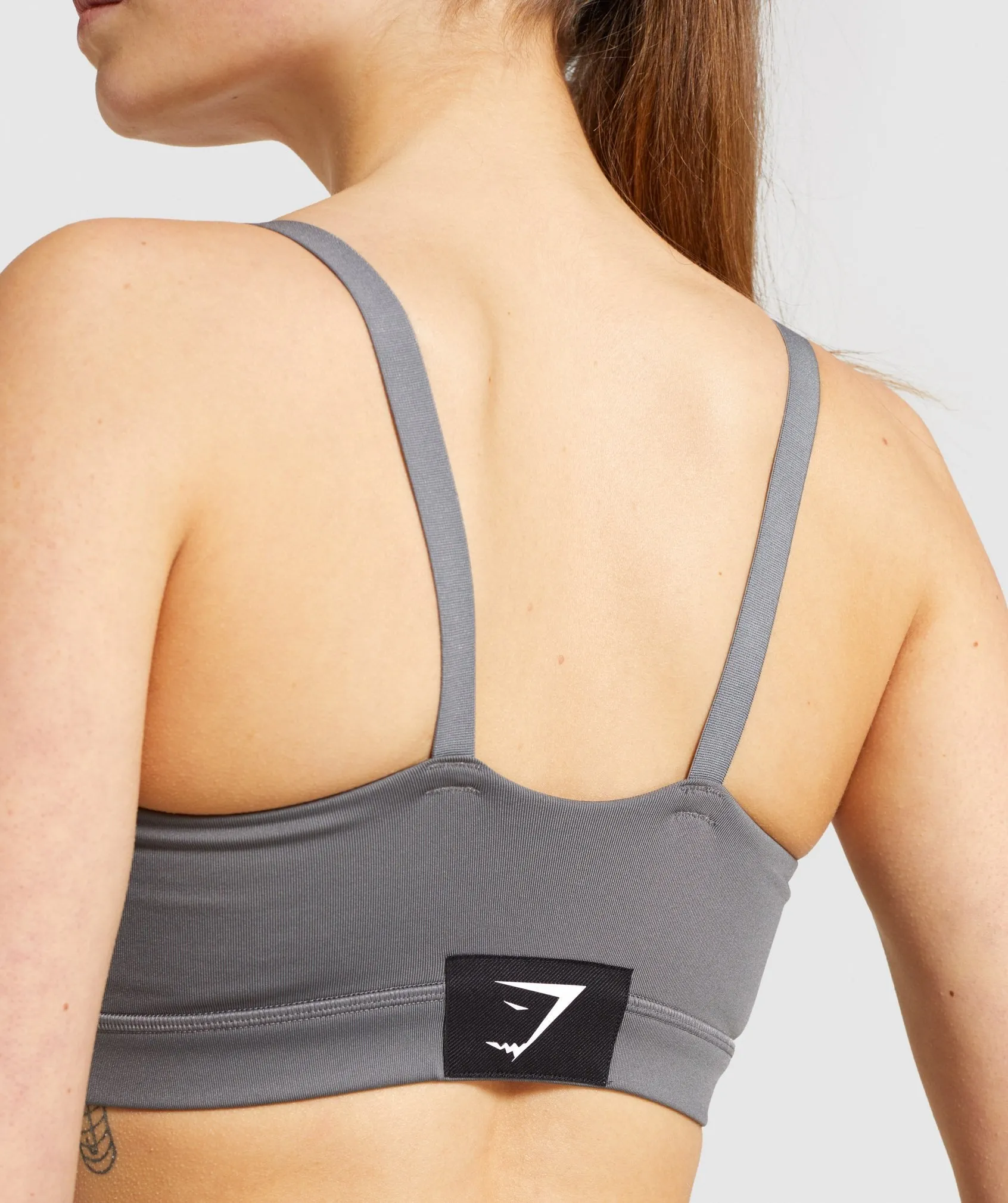 Gymshark Combat Sports Bra - Smokey Grey