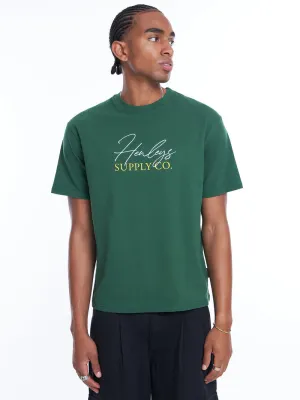 HENLEYS MEN'S SUPPLY GREEN TEE