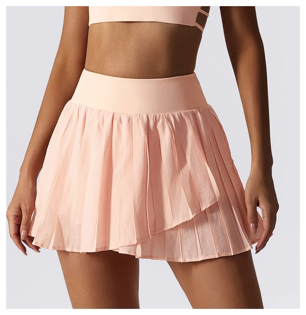 Layered Front Tennis Skirt