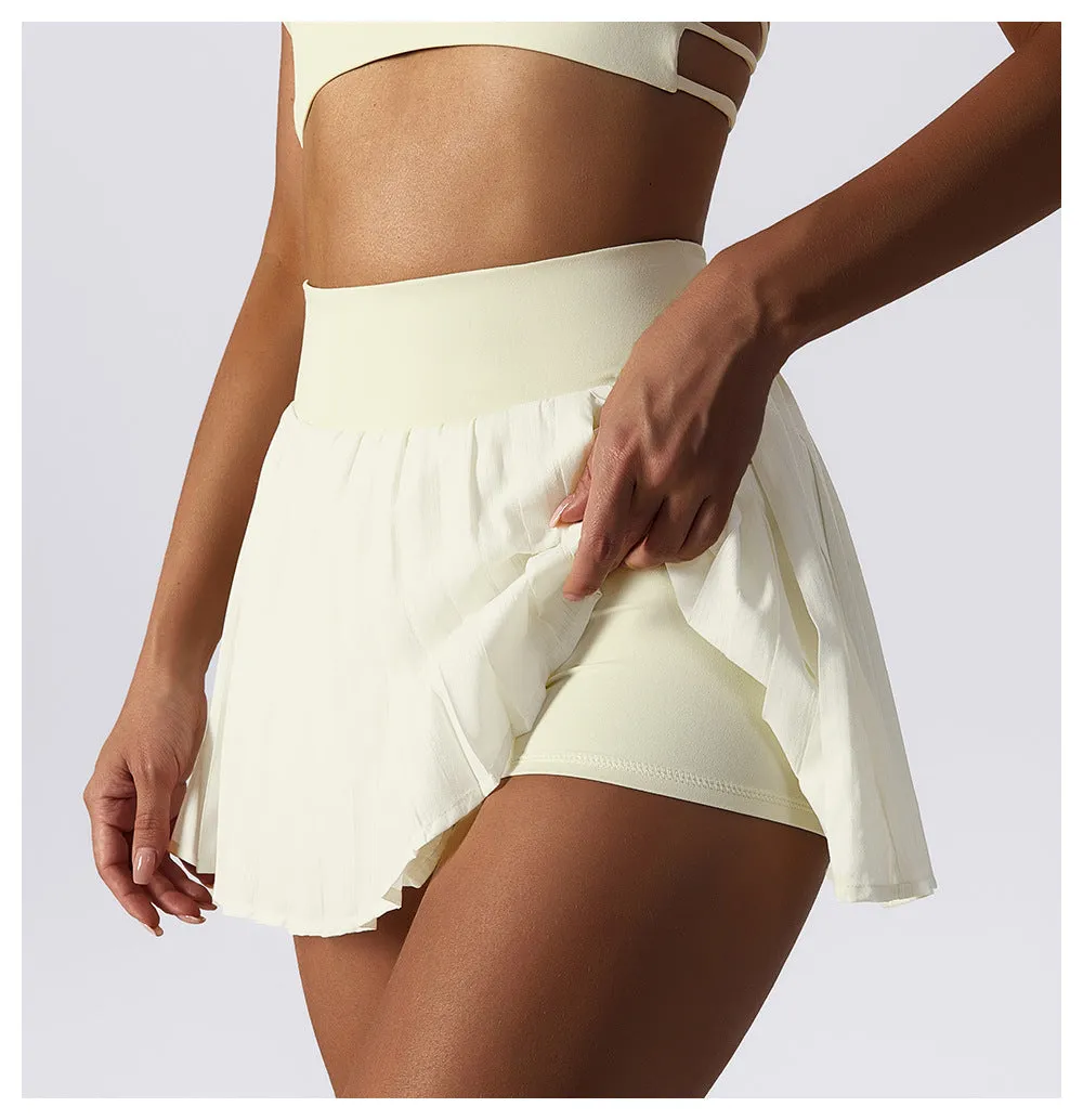 Layered Front Tennis Skirt