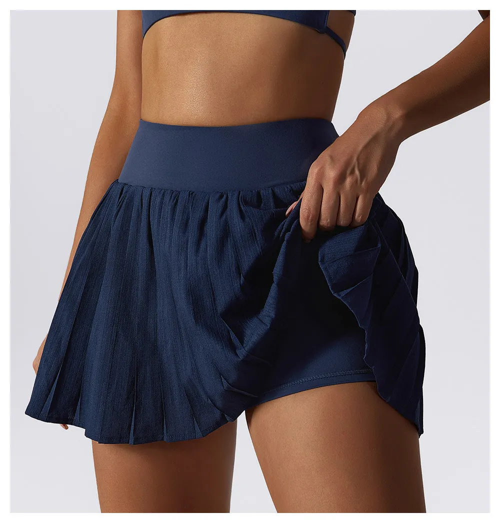 Layered Front Tennis Skirt