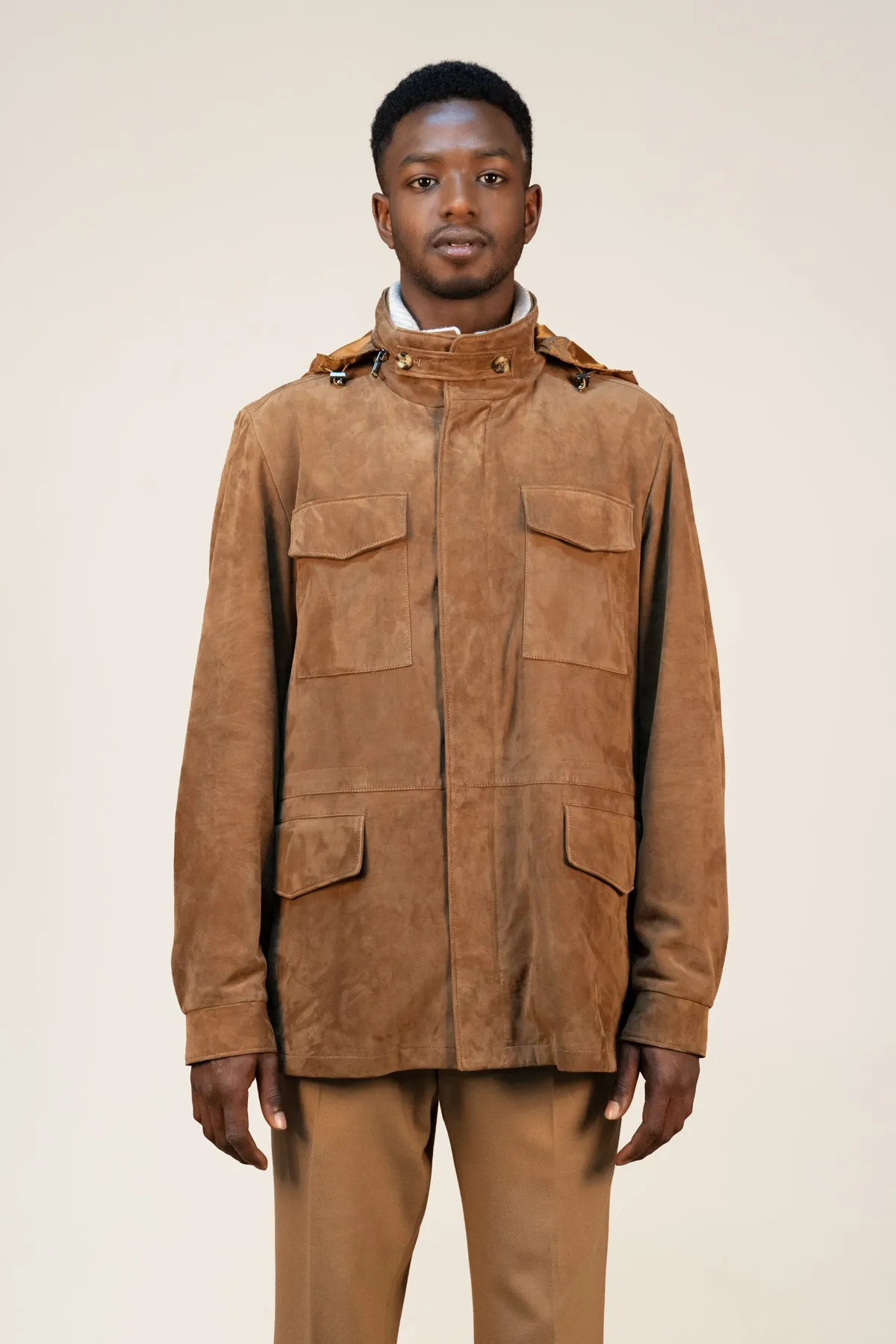 Light Chestnut Suede Jacket