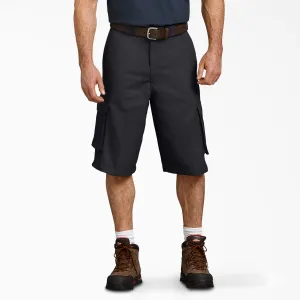 Men's Dickies Loose Fit Cargo Work Shorts 13" WR888 - Black