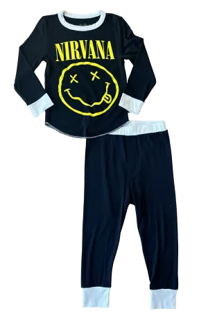 Nirvana Black Smiley Thermal Set