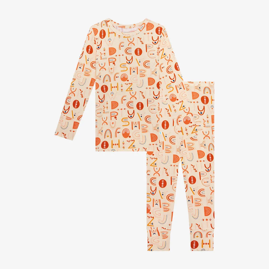 Posh Peanut Alphabet Medley L/S Basic Loungewear