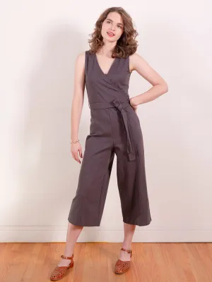 Rita Jumpsuit - Shale Rib Knit