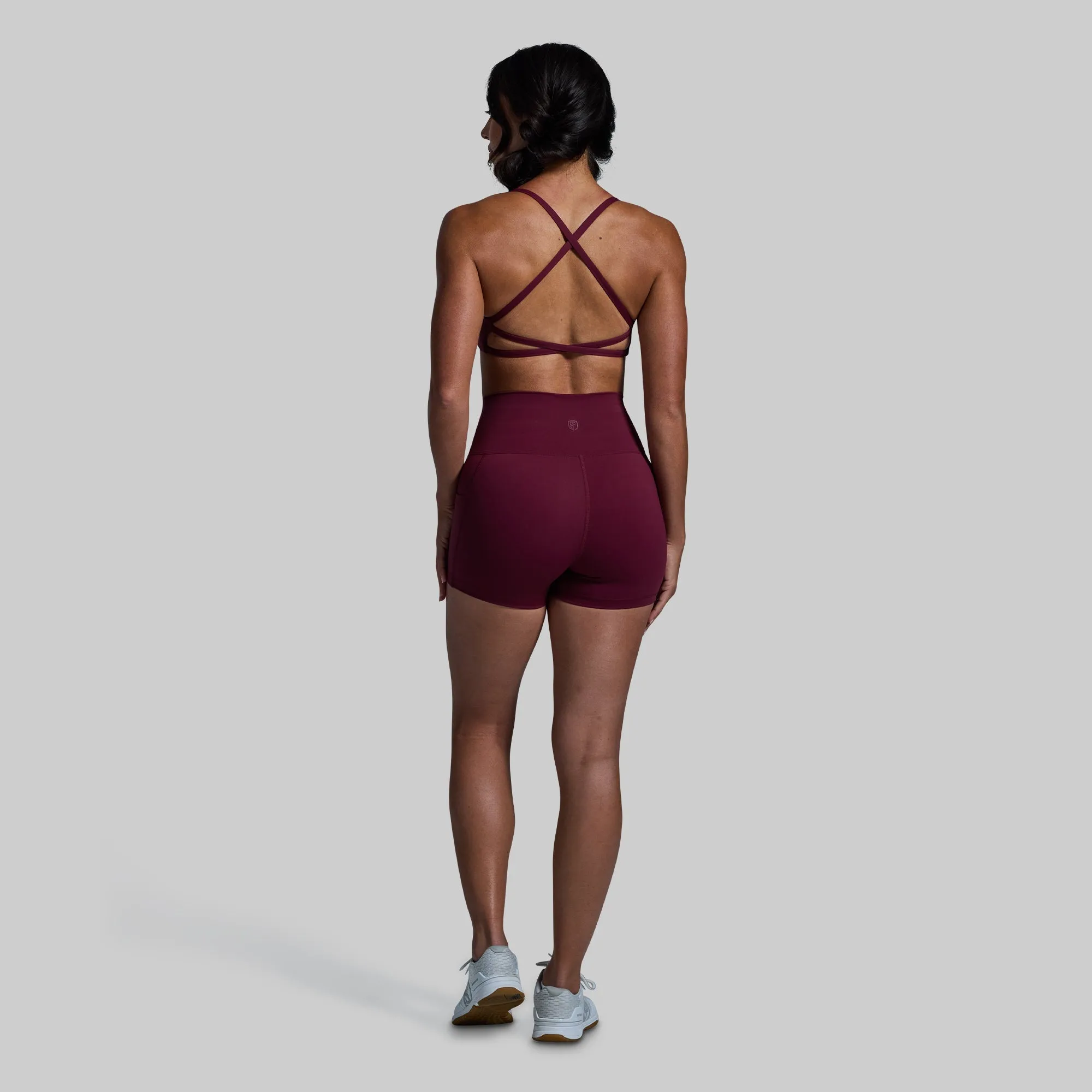 Serenity Sports Bra (Brand Strength-Garnet)