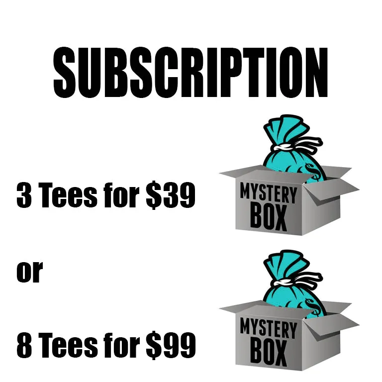 Subscription Mystery T-Shirt Box