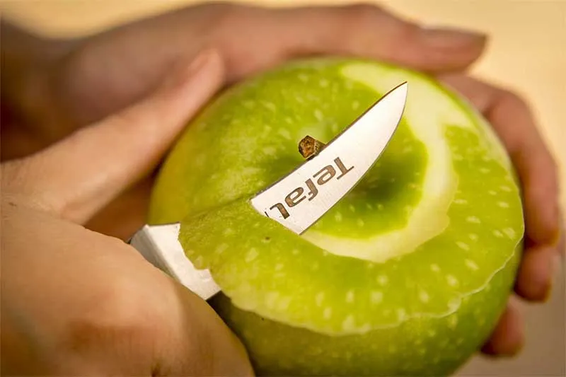 Tefal, Ingenio Ice Force Knife Peeler Curved, 7cm