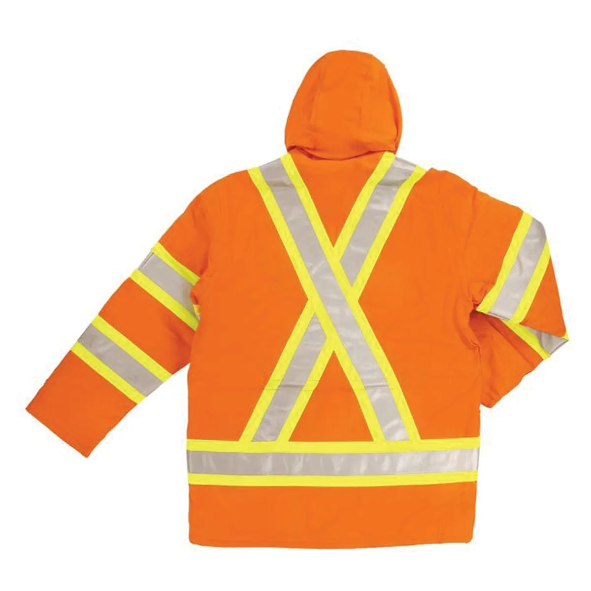 Tough Duck ANSI Class 1 Cotton Duck Hi-Vis Safety Parka