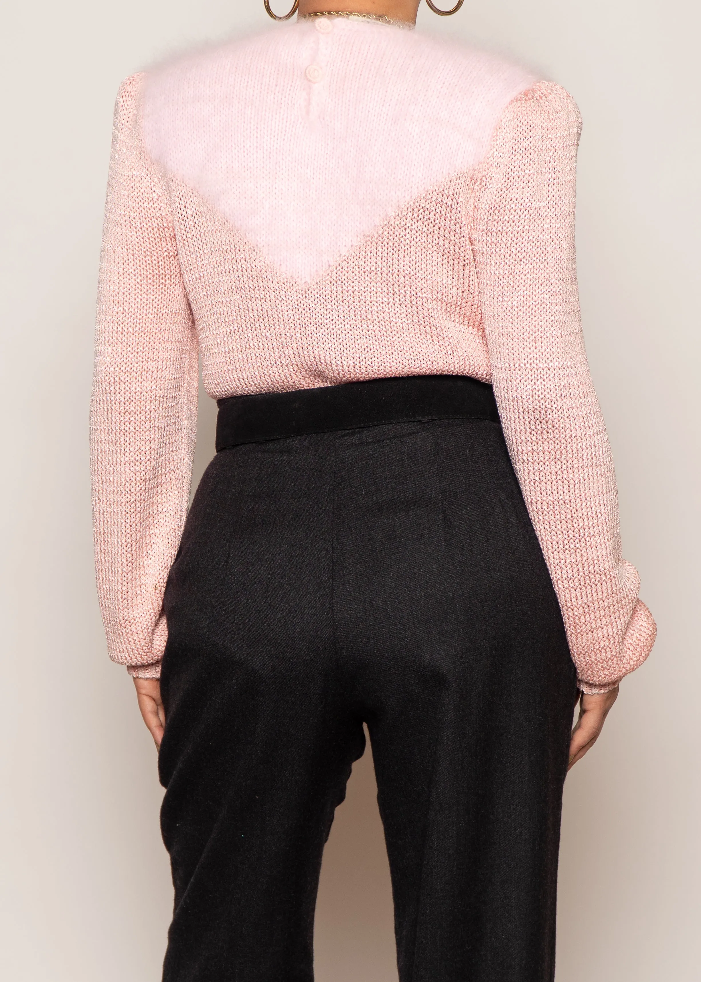 Vintage 50s Pink Sweater