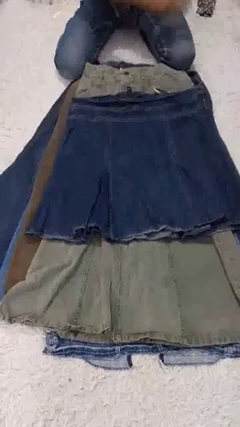 Y2k 2024 - Long Denim Skirts - 11 pcs