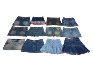 Y2k 2024 - Mini Denim Skirts - 33 pcs