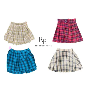 Y2K Checkerd Mini Skirts (SR-105)