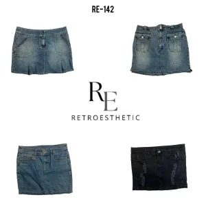 Y2K Denim Mini Skirts (RE-142)